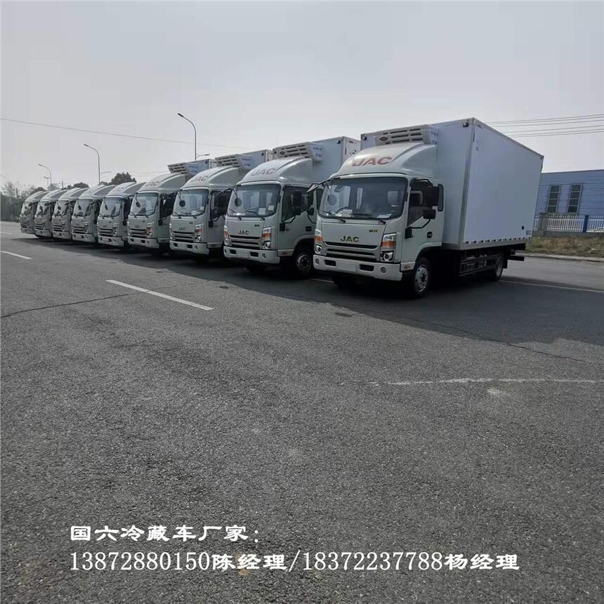 福州市解放J6F潍柴160马力宽体冷链运输车