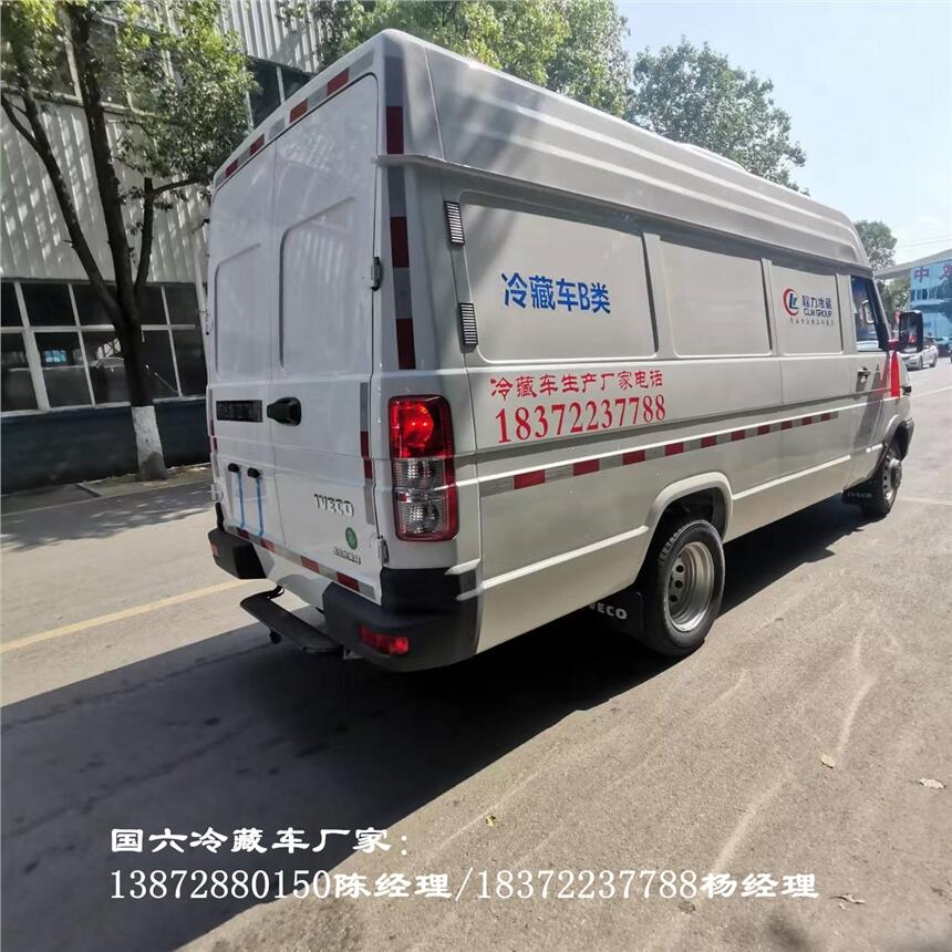 迪庆藏族自治州福特全顺国六面包型冷藏车 